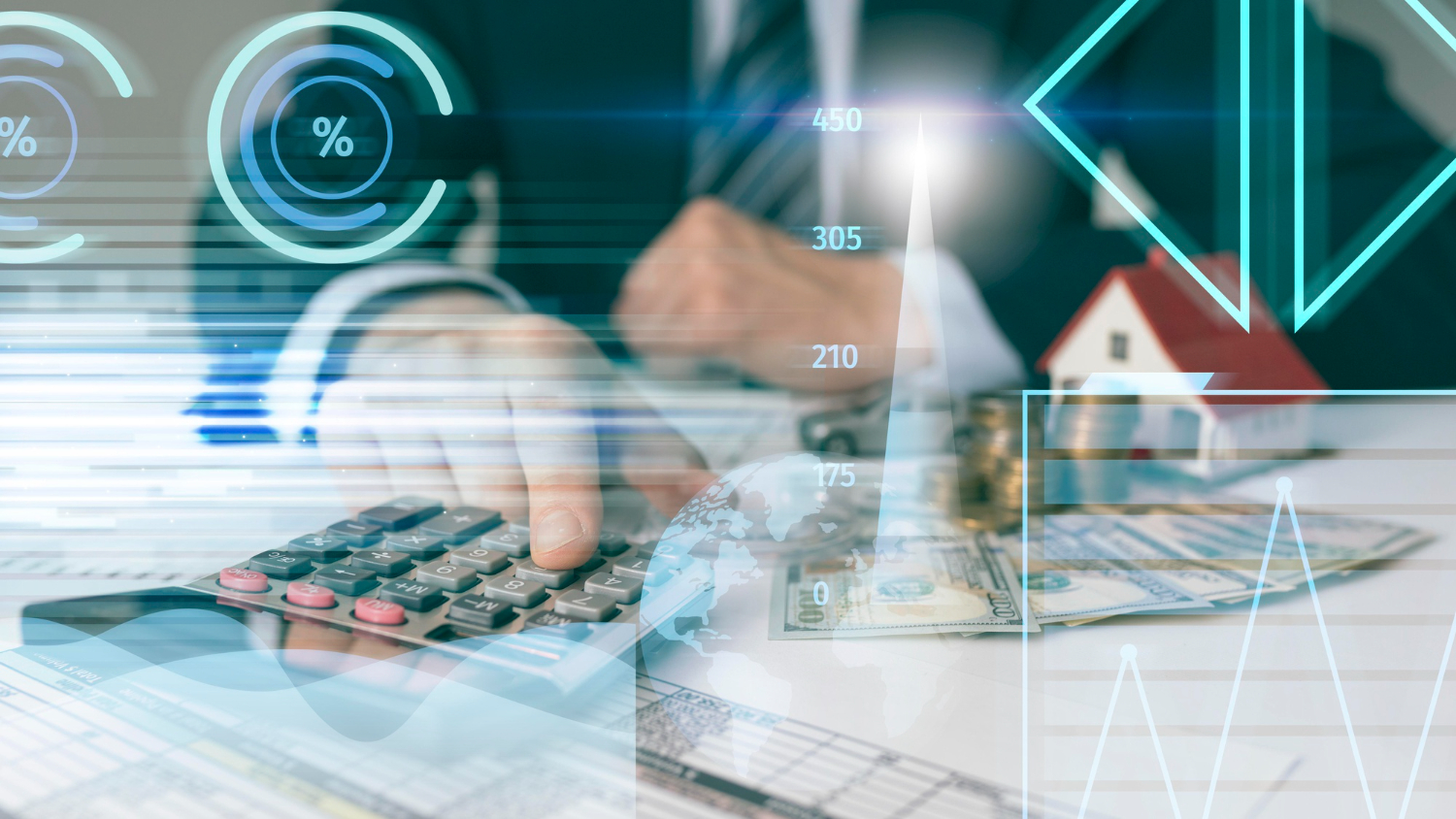 Digitale Finanzanalyse für Immobilieninvestition